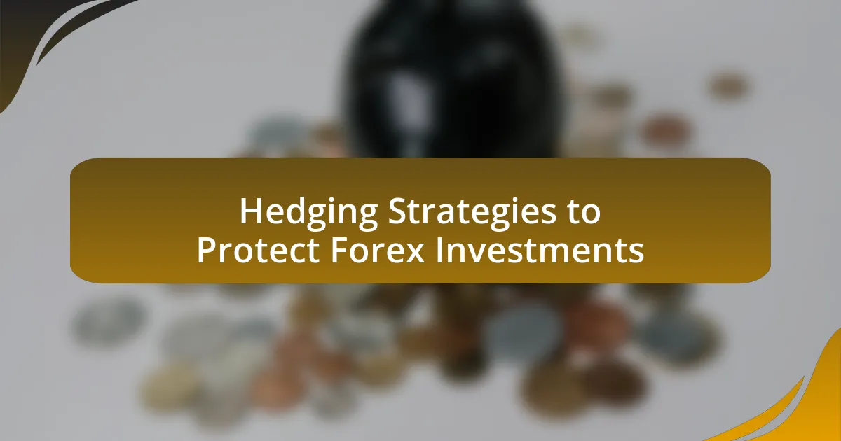 Hedging Strategies to Protect Forex Investments