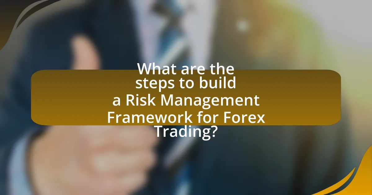 What are the steps to build a Risk Management Framework for Forex Trading?