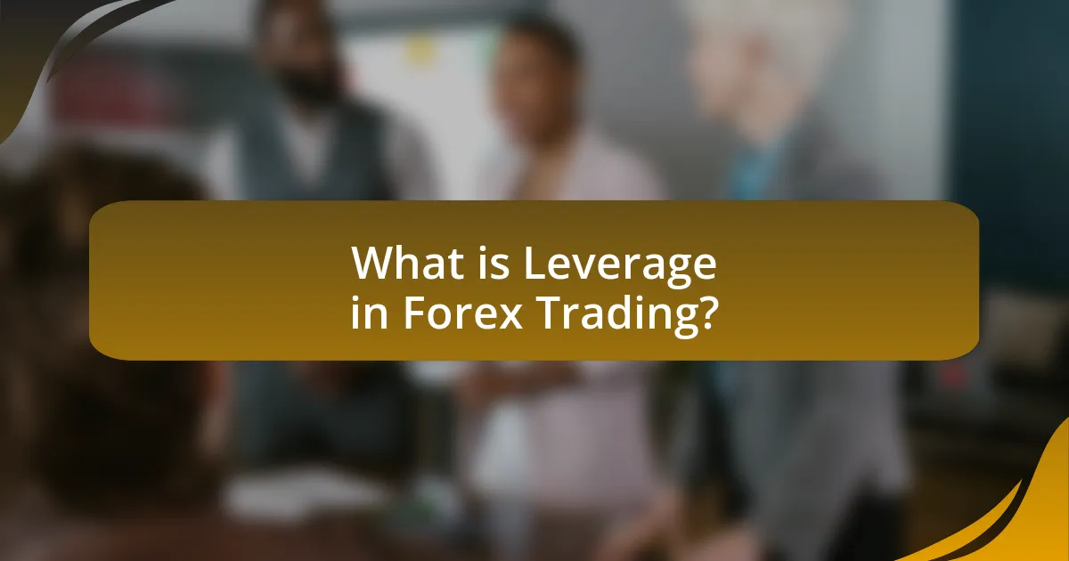 What is Leverage in Forex Trading?